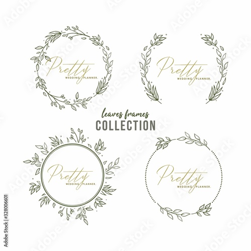 Wedding Organizer, Wedding Planner Set Logo Ideas, Sign, Vector Design Template