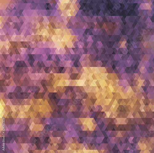 Abstract geometric background. Colorful retro hipsters illustration