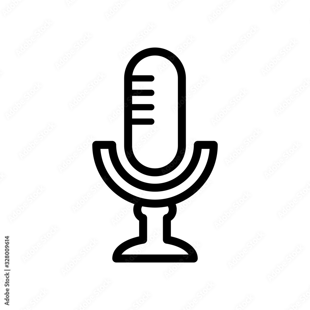 microphone icon vector template microphone icon vector template