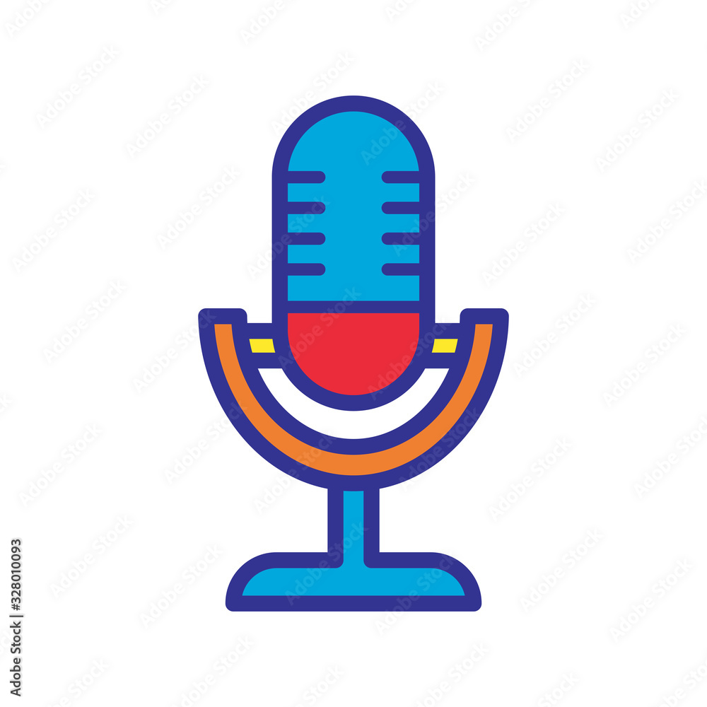 microphone icon vector template microphone icon vector template