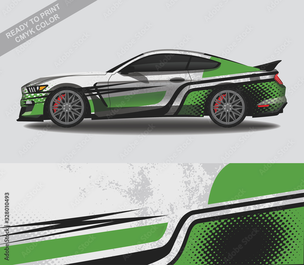 Car wrap decal design vector, custom livery race rally car vehicle sticker and tinting. Car wrap decal design vector, custom livery race rally car vehicle sticker and tinting.