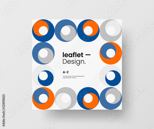 Amazing business advertisement vector mural art square banner mock up. Modern corporate abstract geometric illustration design layout background. Company identity quadrangle texture brochure template.