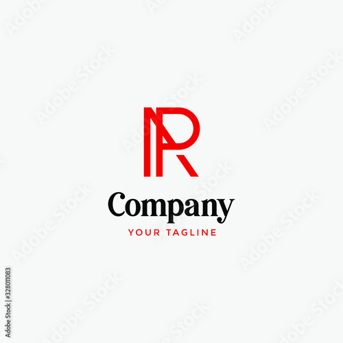 letter r logo modern design template for any related business