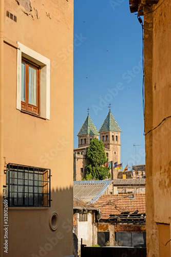 Medieval Toledo city street. Spain