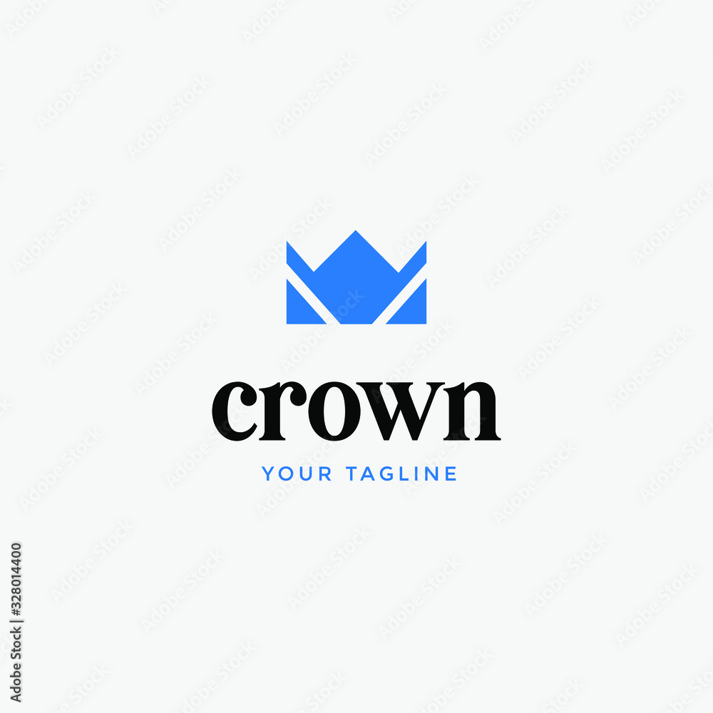 abstract modern Creative Crown Logo design vector template. Vintage Royal King Queen concept symbol abstract modern Creative Crown Logo design vector template. Vintage Royal King Queen concept symbol