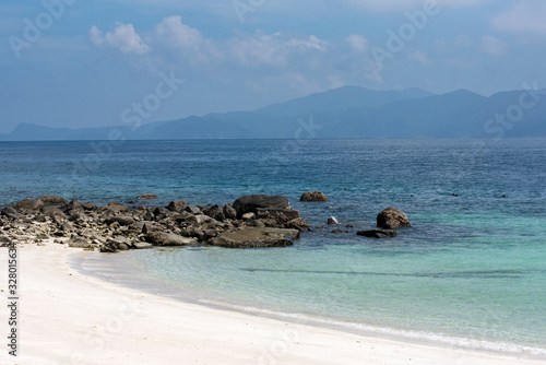 the beach in Myanmar 