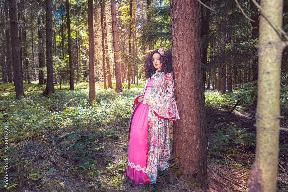 the fairy in a magic forest the fairy in a magic forest