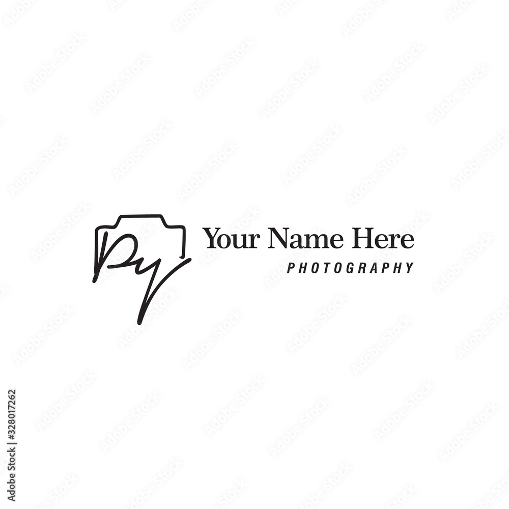 Py Initial Signature Photography Logo Py Initial Signature Photography Logo