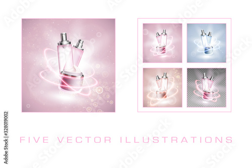 Cosmetics template for ads
