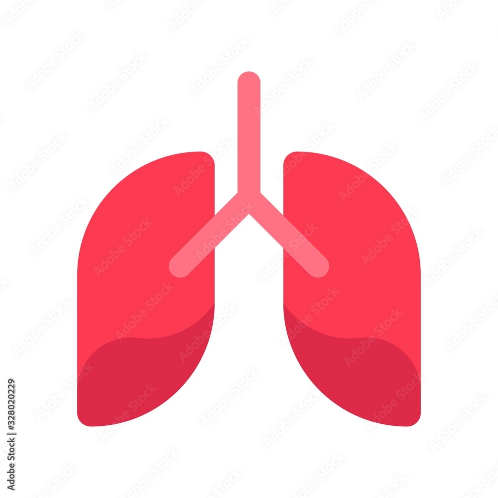 virus transmission related human healthy lungs vector in flat design, virus transmission related human healthy lungs vector in flat design,