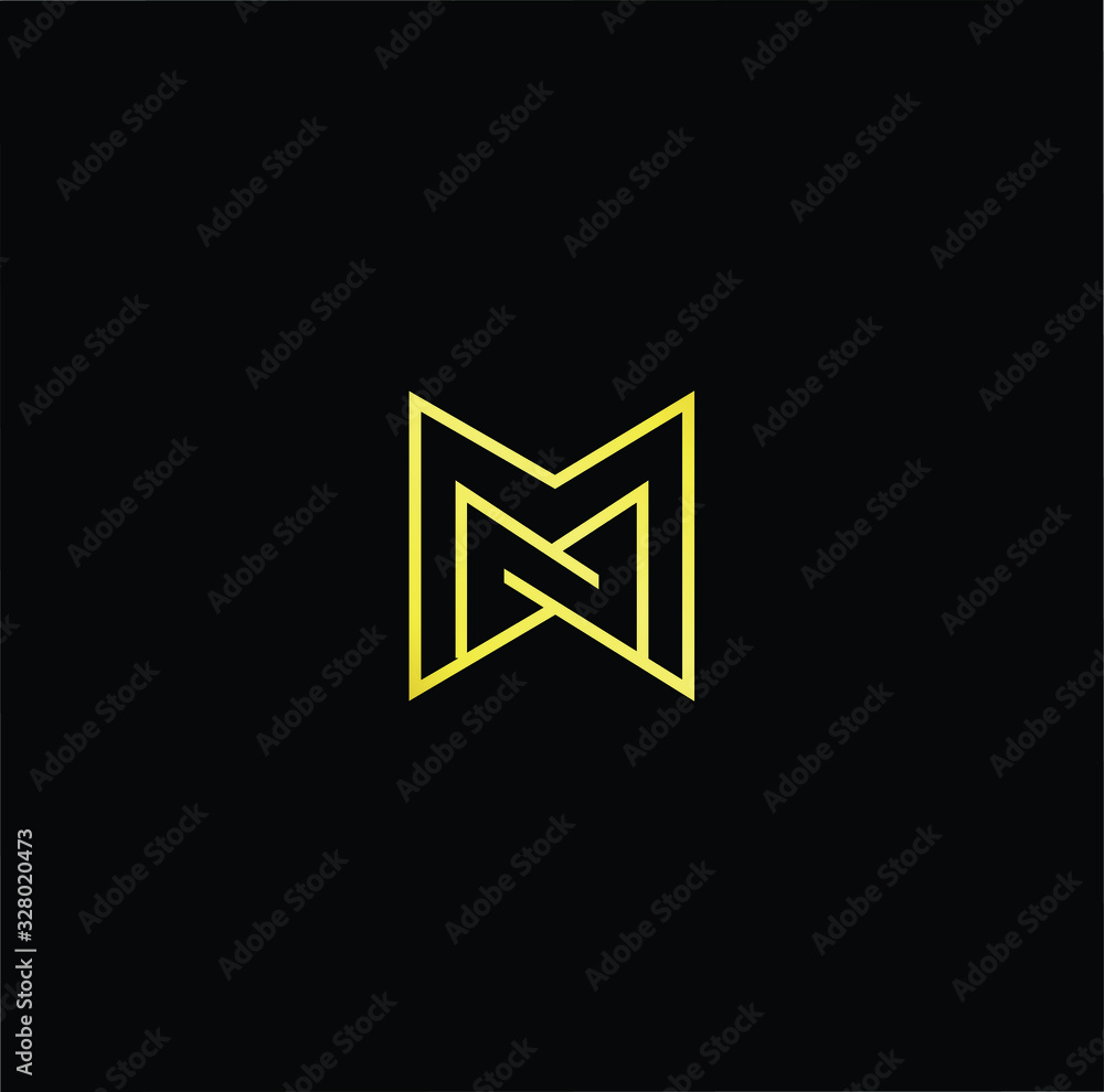 Initial based modern and minimal Logo. M MM MN NM letter trendy fonts monogram icon symbol. Universal professional elegant luxury alphabet vector design Initial based modern and minimal Logo. M MM MN NM letter trendy fonts monogram icon symbol. Universal professional elegant luxury alphabet vector design