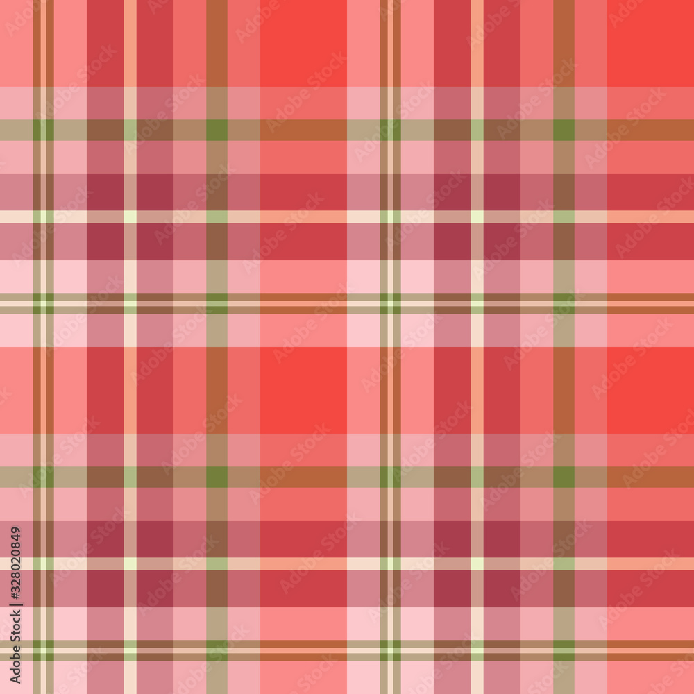 Seamless pattern in fine cozy festive pink, red and green colors for plaid, fabric, textile, clothes, tablecloth and other things. Vector image. Seamless pattern in fine cozy festive pink, red and green colors for plaid, fabric, textile, clothes, tablecloth and other things. Vector image.