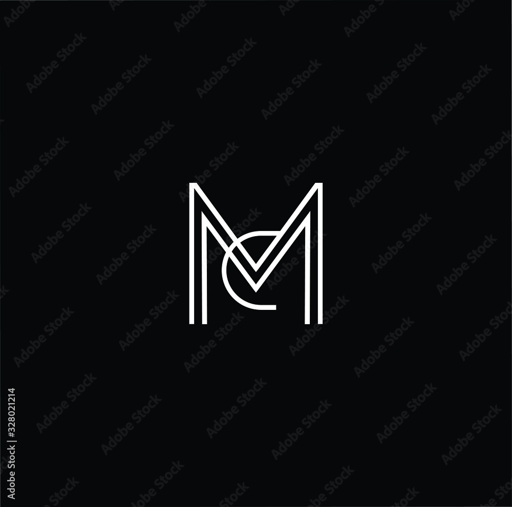 Initial based modern and minimal Logo. MC CM letter trendy fonts monogram icon symbol. Universal professional elegant luxury alphabet vector design Initial based modern and minimal Logo. MC CM letter trendy fonts monogram icon symbol. Universal professional elegant luxury alphabet vector design