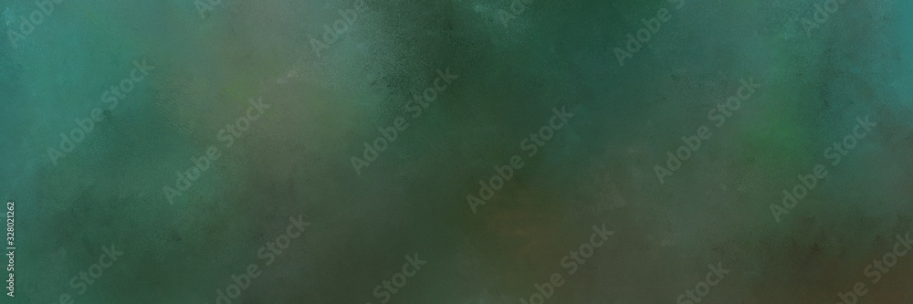 vintage abstract painted background with dark slate gray and blue chill colors and space for text or image. can be used as horizontal background texture