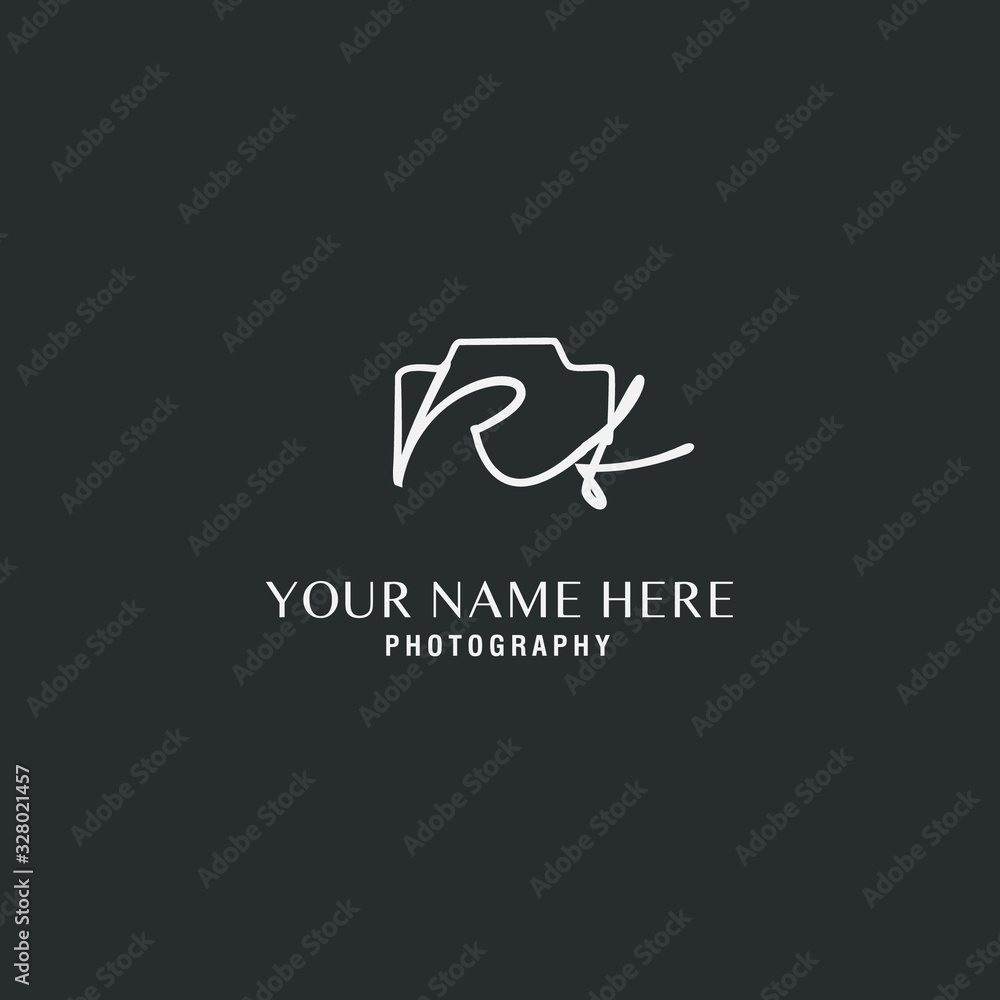 Rt Initial Signature Photography Logo Rt Initial Signature Photography Logo
