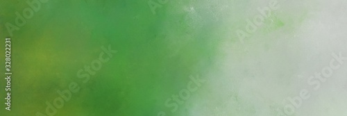 abstract painting background graphic with olive drab, ash gray and dark sea green colors and space for text or image. can be used as header or banner