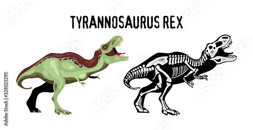 Tyrannosaur Rex Vector Illustration