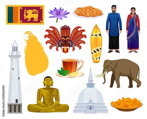 Sri Lanka Set Color 
