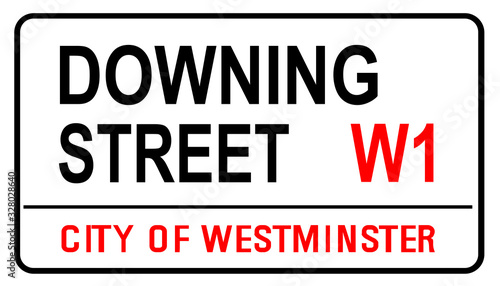 Downing Street Sign