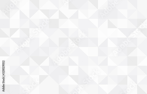 Abstract retro pattern of triangle shapes. White triangular mosaic backdrop. Geometric hipster background vector illustration.