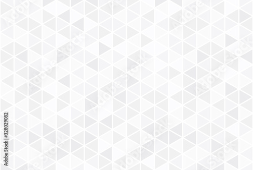 Abstract retro pattern of triangle shapes. White triangular mosaic backdrop. Geometric hipster background vector illustration.
