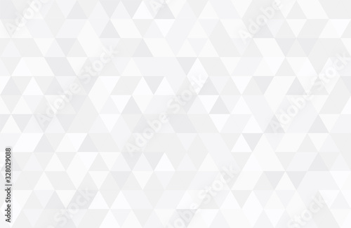 Abstract retro pattern of triangle shapes. White triangular mosaic backdrop. Geometric hipster background vector illustration.