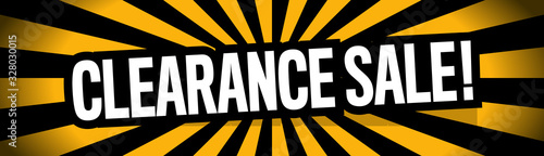 Clearance sale