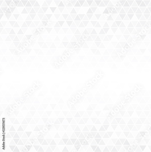 Abstract retro pattern of triangle shapes. White triangular mosaic backdrop. Geometric hipster background vector illustration.