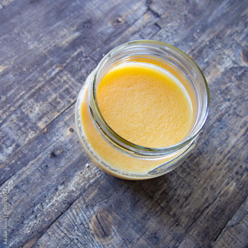 Fresh homemade ghee oil Fresh homemade ghee oil