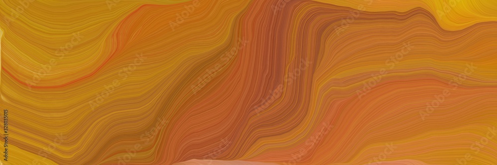 creative banner with coffee, golden rod and saddle brown color. elegant curvy swirl waves background design creative banner with coffee, golden rod and saddle brown color. elegant curvy swirl waves background design