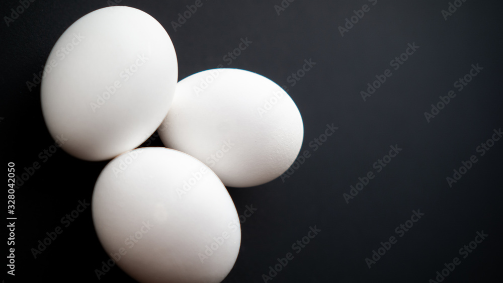 Healthy breakfast of boiled protein products. Healthy breakfast of boiled protein products.