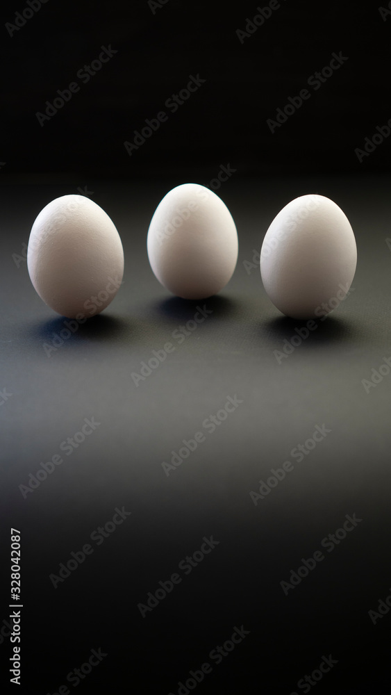 Biologically valuable proteins in chicken eggs with white shell. Biologically valuable proteins in chicken eggs with white shell.