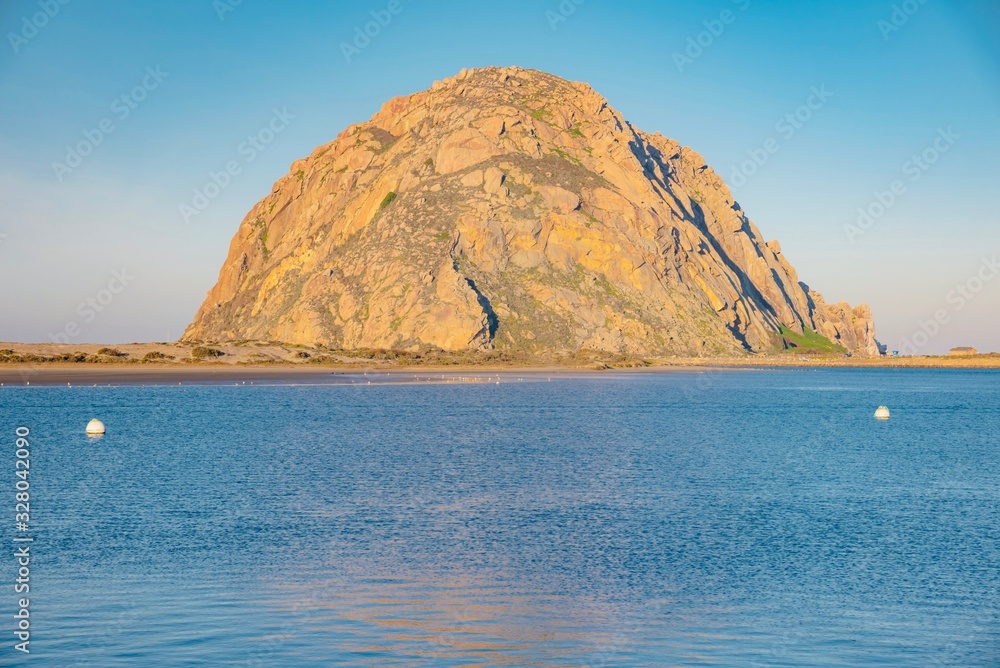town of Morro Bay on the Pacific coast of California