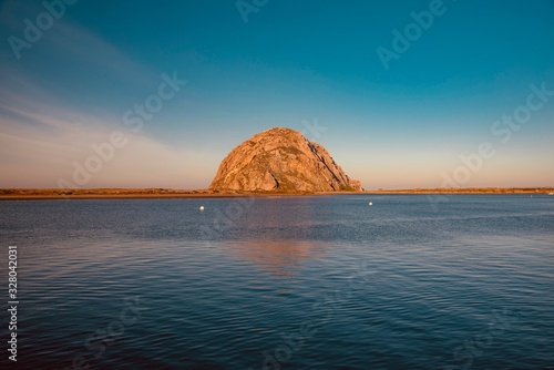 town of Morro Bay on the Pacific coast of California