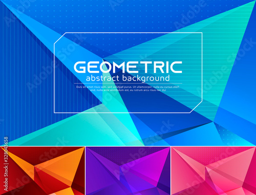 geometric abstract background 