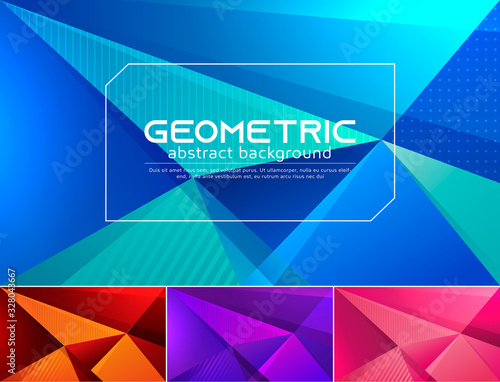 geometric abstract background 