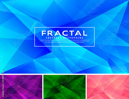 Fractal abstract background