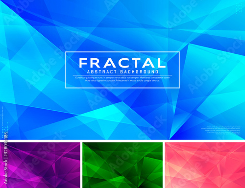 Fractal abstract background