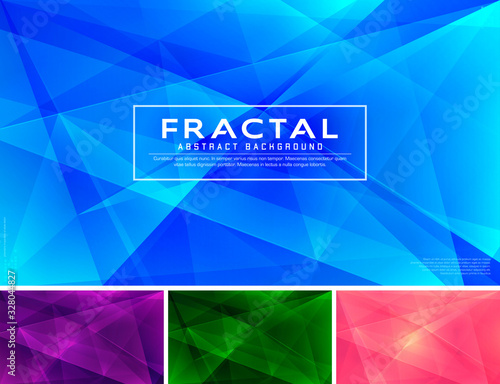 Fractal abstract background