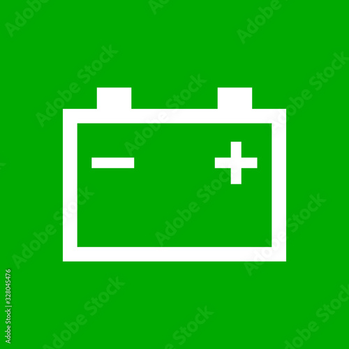 Autobatterie und Hintergrund