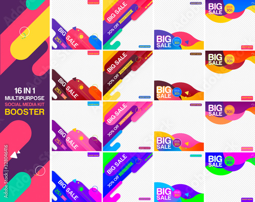 Multipurpose social media kit booster