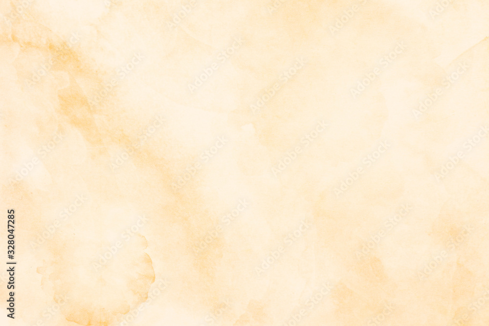 Fototapeta premium yellow stain paper texture background