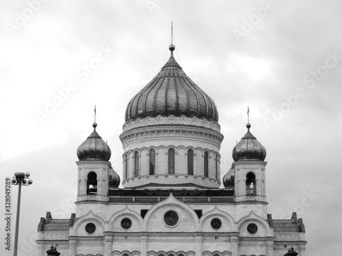 Photography cathedral of christ the savior in moscow