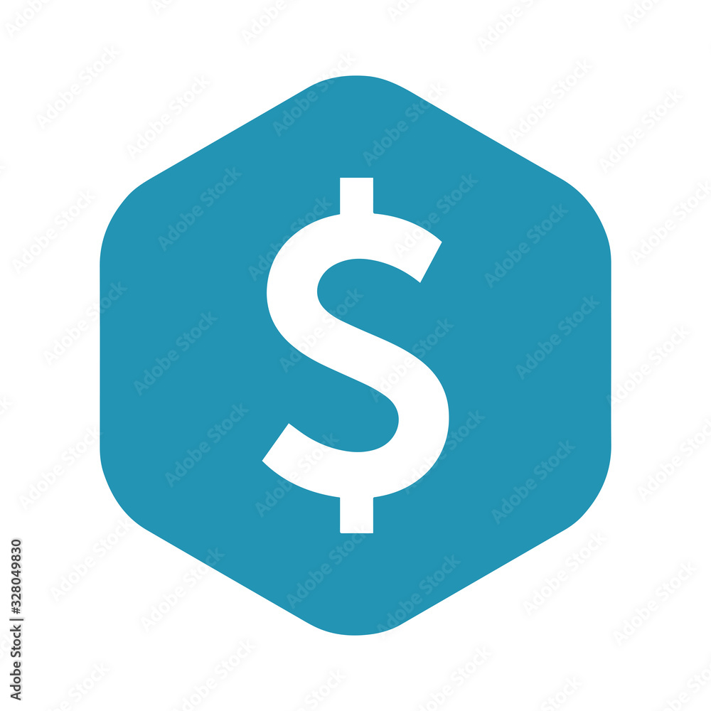 Dollar icon. Symbol of the American currency. Vector illustration for design and web isolated on white background. Dollar icon. Symbol of the American currency. Vector illustration for design and web isolated on white background.