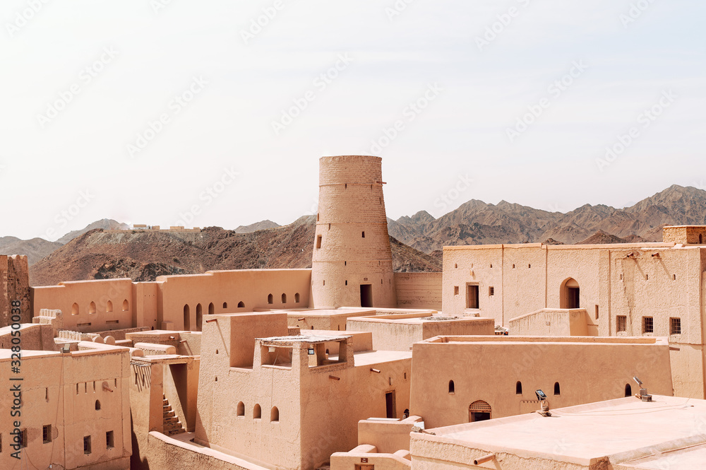 Ancient Portuguese Fort in Oman Ancient Portuguese Fort in Oman