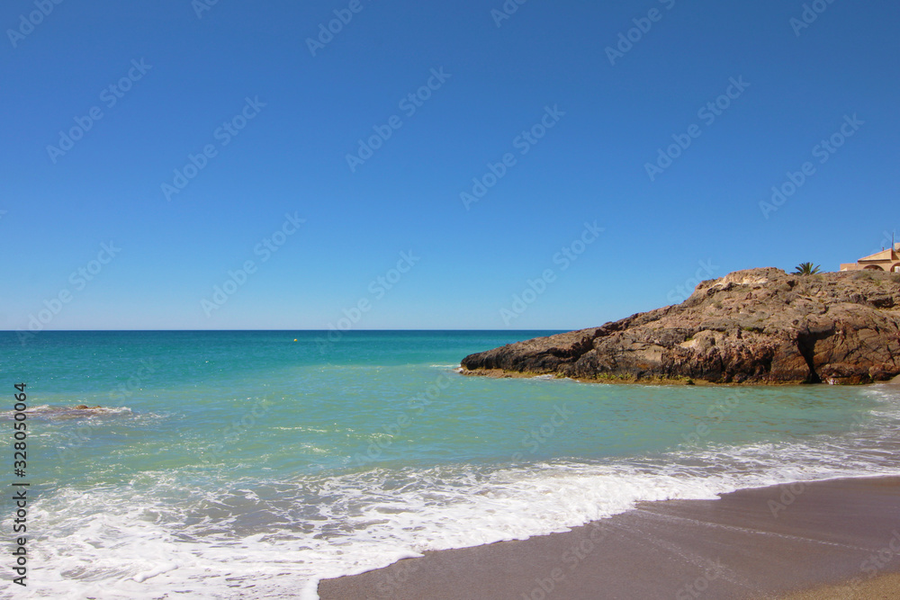 Playa de Bolnuevo, Mazarrón, Murcia, España