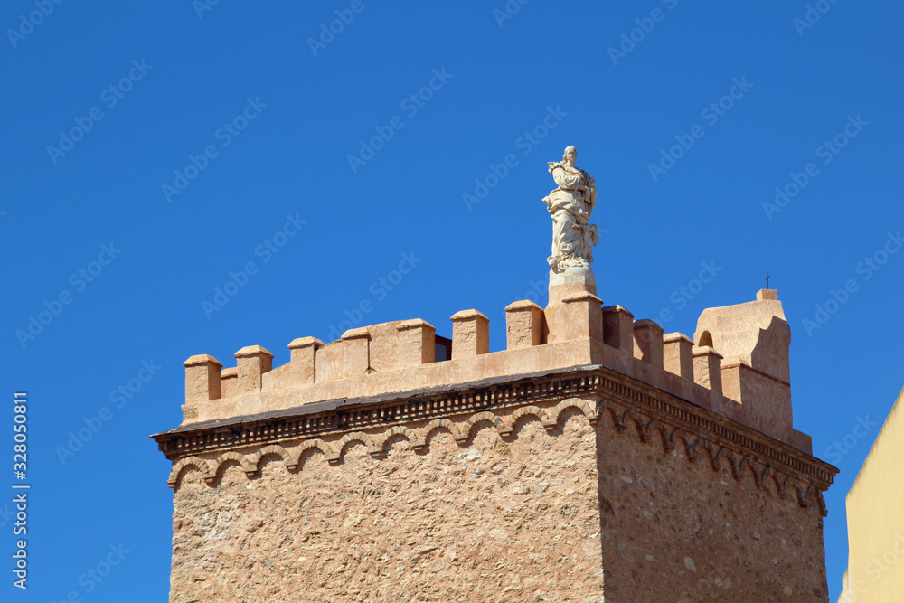 Fototapeta premium Torre de los Caballos, Bolnuevo, Murcia, España