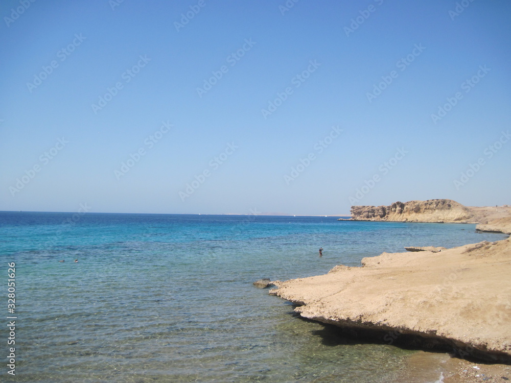 beach and sea