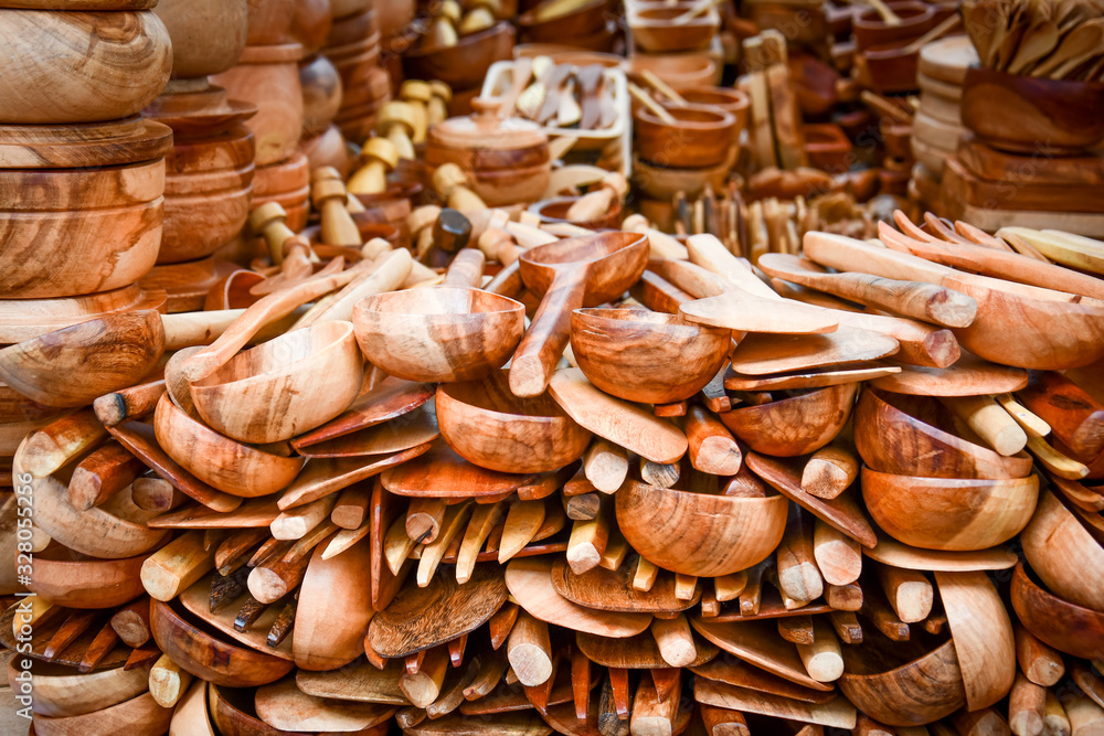 Traditional Mexican handicrafts for sale in the center of Taxco Mexico.