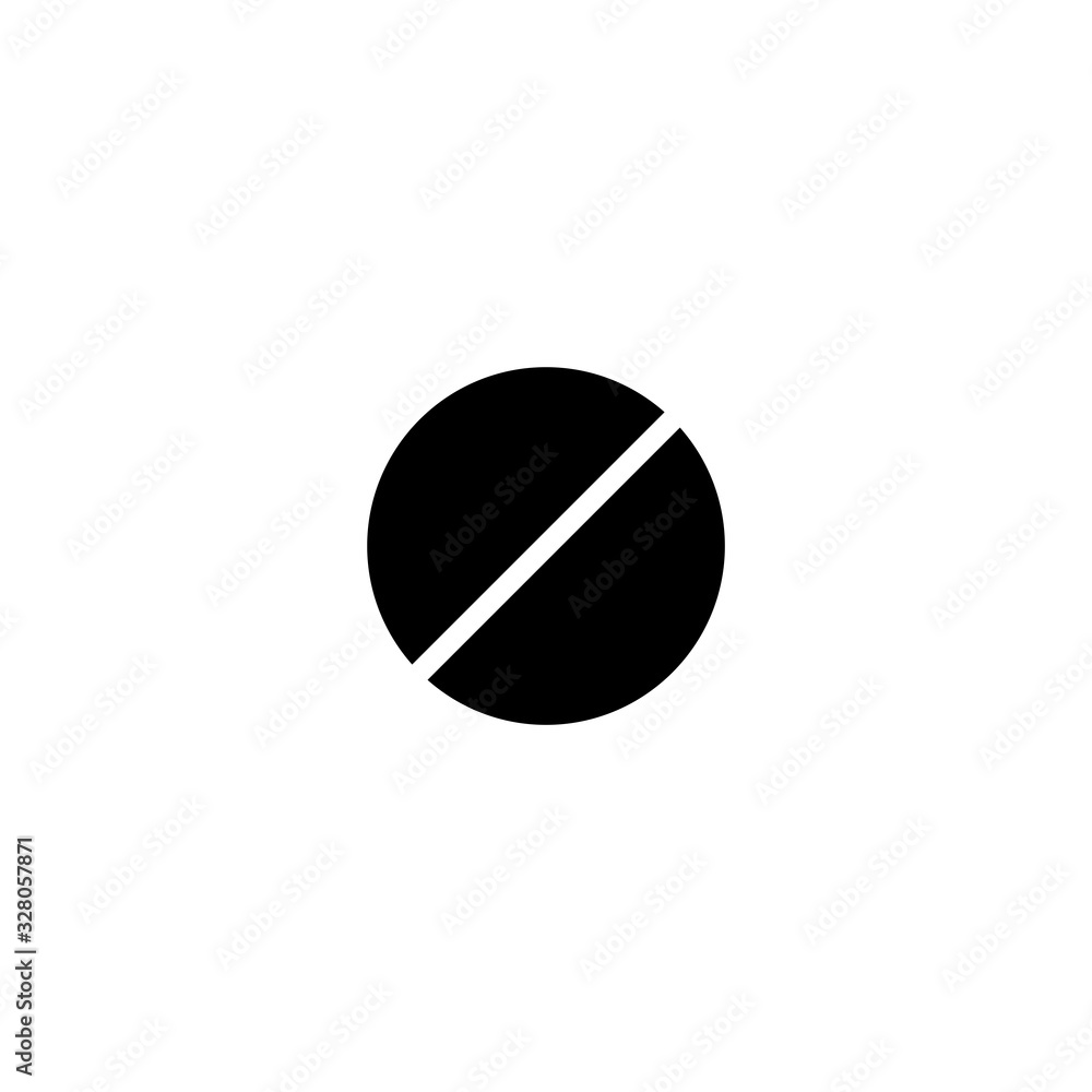 Pill icon design vector template Pill icon design vector template
